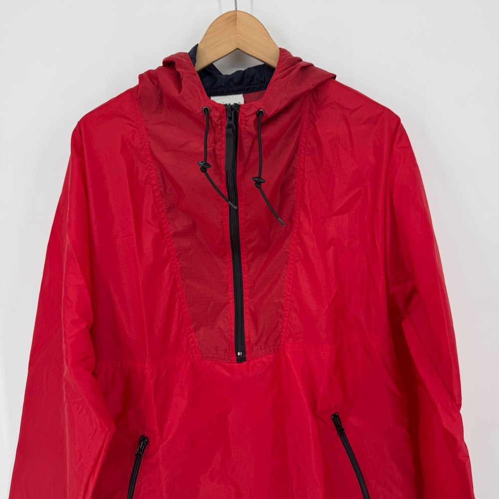 Helly Hansen Red Pullover Anorak Windbreaker Jacket Mens‎ Medium Vintage